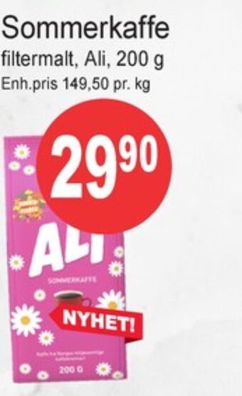 Joker Ali kaffe formalet tilbud