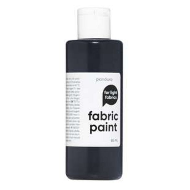 Panduro Fabric paint 85 ml – svart tekstilfarge for lyse tekstiler tilbud