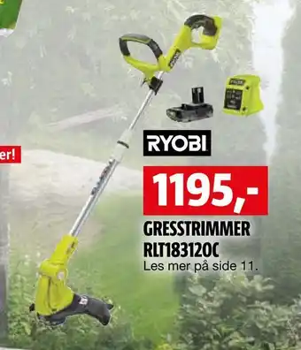 Bauhaus Gresstrimmer rlt183120c tilbud
