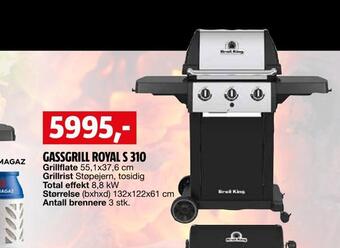 Bauhaus Gassgrill royal s 310 tilbud