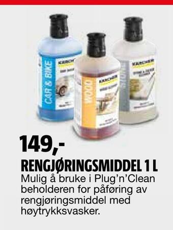 Bauhaus Rengjøringsmiddel 1 l tilbud