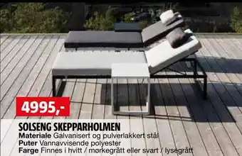 Bauhaus Solseng skepparholmen tilbud