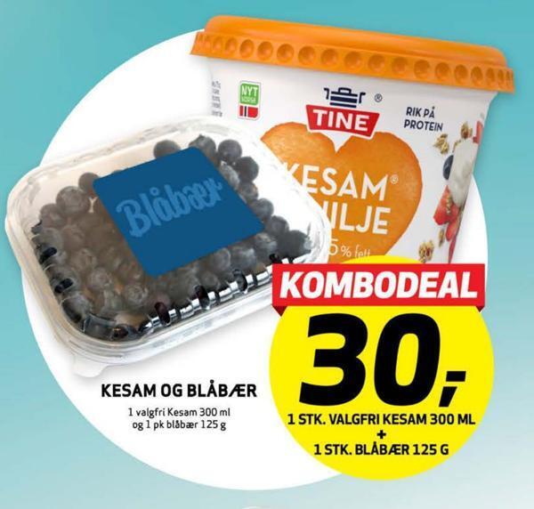 Bunnpris Kesam og blab/er tilbud