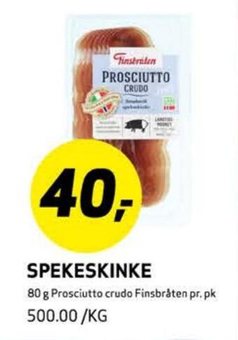 Bunnpris Spekeskinke tilbud