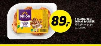 Bunnpris Kyllingfilet tomat & urter tilbud