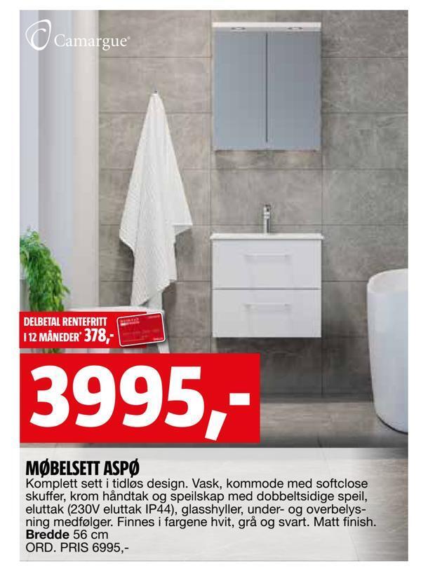 Bauhaus Møbelsett aspø tilbud
