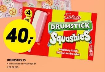 Bunnpris Drumstick is tilbud