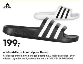 XXL Sport Adidas adilette aqua slipper, unisex tilbud