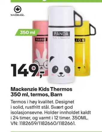 XXL Sport Mackenzie kids thermos 350 ml, termos, barn tilbud