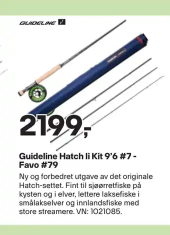 XXL Sport Guideline hatch ii kit 9'6 #7 - favo #79 tilbud