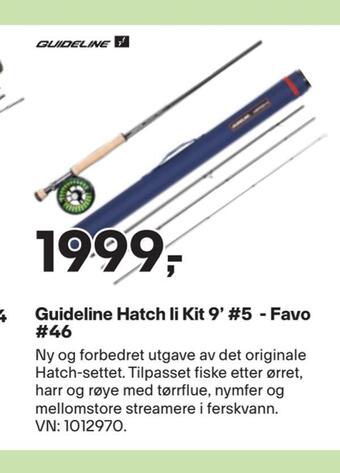 XXL Sport Guideline hatch ii kit 9' #5 - favo #46 tilbud