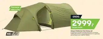 XXL Sport Helsport fjellheimen trek 3 camp, telt tilbud