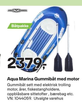 XXL Sport Aqua marina gummibåt med motor tilbud