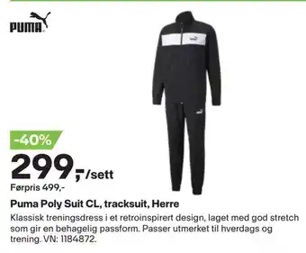 XXL Sport Puma poly suit cl, tracksuit, herre tilbud