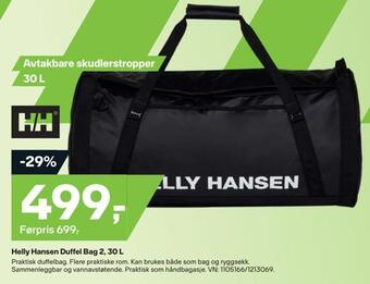 XXL Sport Helly hansen duffel bag 2,30 l tilbud