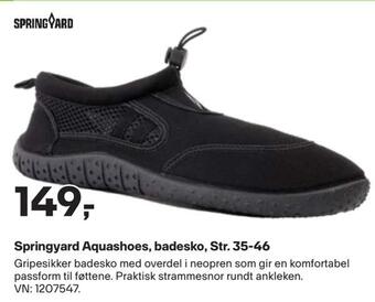 Springyard aquashoes, badesko, str. 35-46