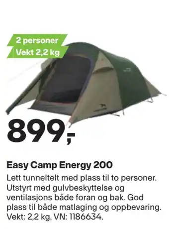 XXL Sport Easy camp energy 200 tilbud