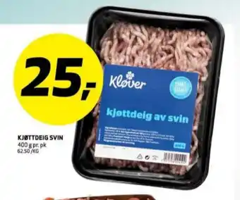 Bunnpris Kløverkjøtt kjøttdeig tilbud