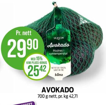 Kiwi Grønn og frisk salat tilbud