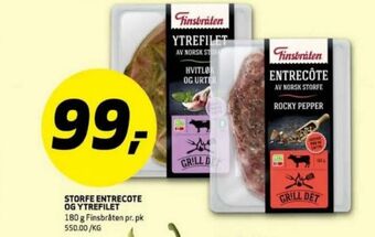 Bunnpris Finsbråten entrecôte tilbud