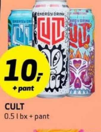 Bunnpris Cult energidrikk tilbud