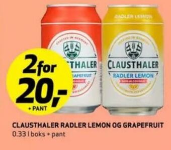 Bunnpris Clausthaler øl tilbud