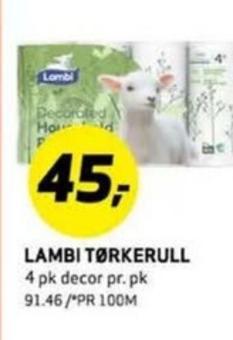 Bunnpris Decor tørkerull tilbud