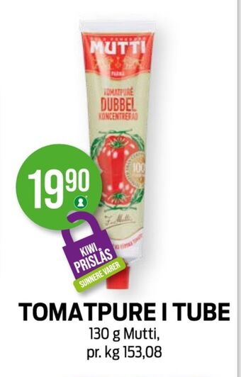 Kiwi Mutti tomatpure tilbud