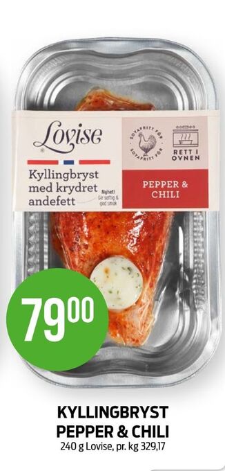 Kiwi Lovise kyllingbryst tilbud