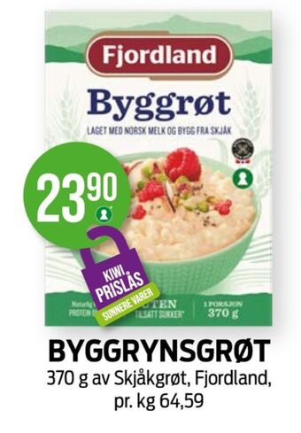 Kiwi Fjordland grøt tilbud