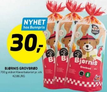 Bunnpris Bjørnis brød tilbud