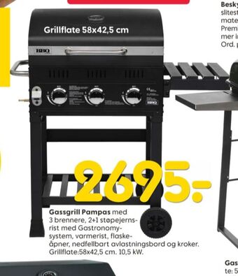 Rusta Ukjent gassgrill tilbud