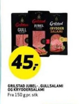 Bunnpris Grilstad salami gull tilbud