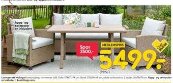 Rusta Ukjent loungesett tilbud