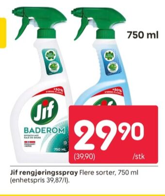 Rusta Jif rengjøringsmiddel tilbud