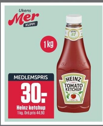 Europris Heinz ketchup tilbud