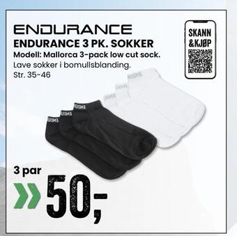Sport Outlet Endurance 3 pk. sokker tilbud