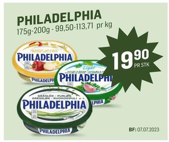 Holdbart Philadelphia tilbud