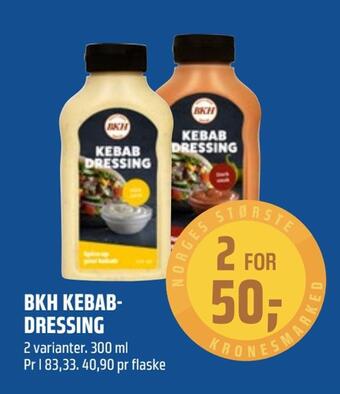 Coop Obs Bkh kebab- dressing tilbud