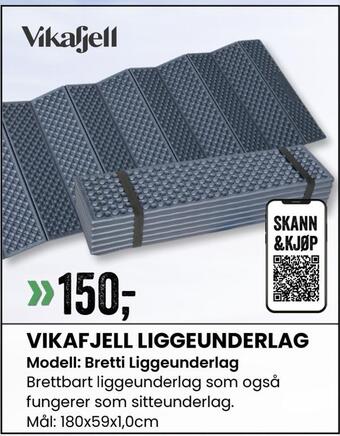 Sport Outlet Vikafjell liggeunderlag tilbud