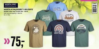 Sport Outlet North athleisure t-skjorte tilbud
