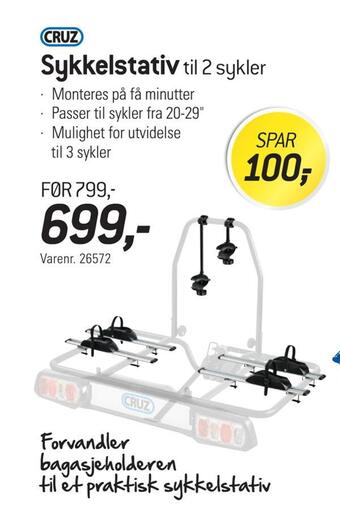 Thansen Sykkelstativ tilbud