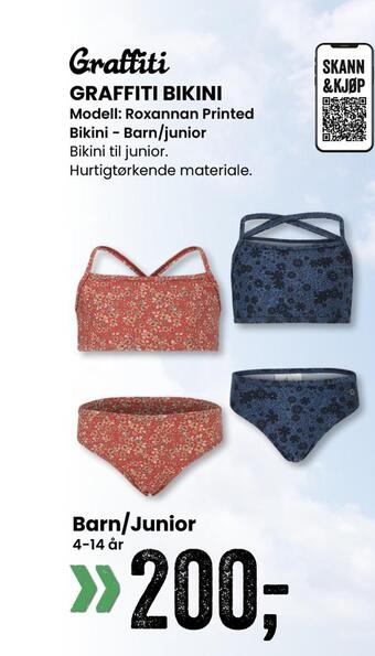Sport Outlet Graffiti bikini tilbud