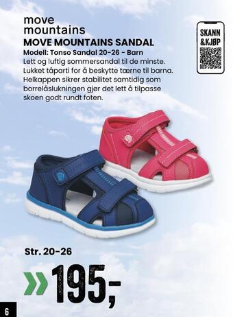 Sport Outlet Move mountains sandal tilbud