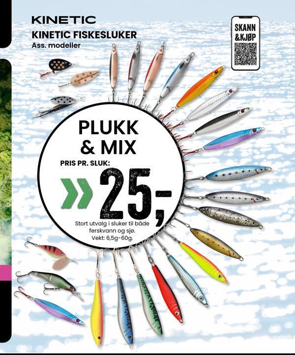 Sport Outlet Kinetic fiskesluker tilbud