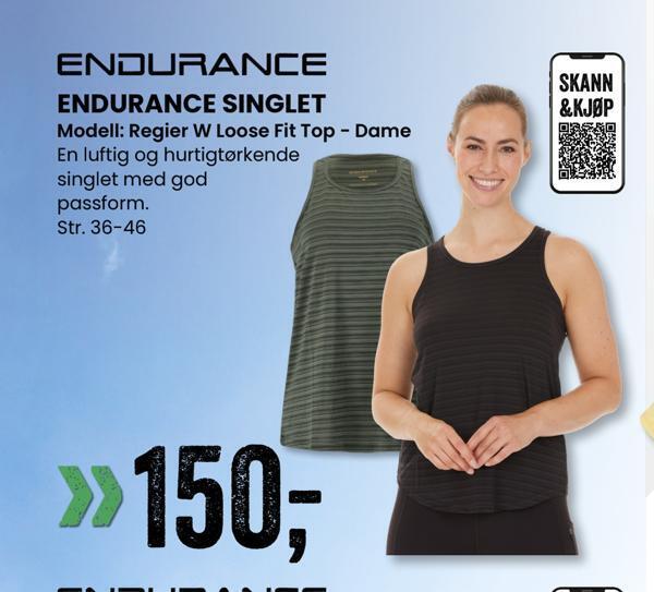 Sport Outlet Endurance singlet tilbud