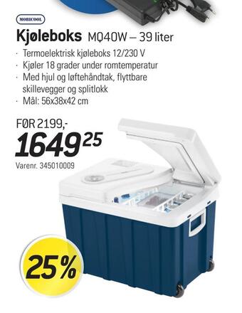 Thansen Kjøleboks tilbud