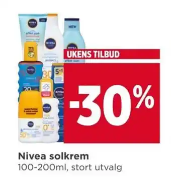 Meny Nivea solkrem 100-200ml tilbud