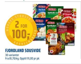 Coop Obs Fjordland sousvide tilbud