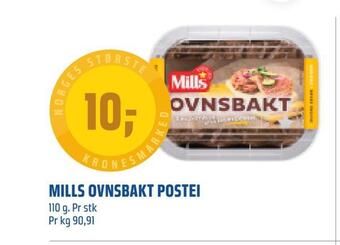 Coop Obs Mills ovnsbakt postei tilbud